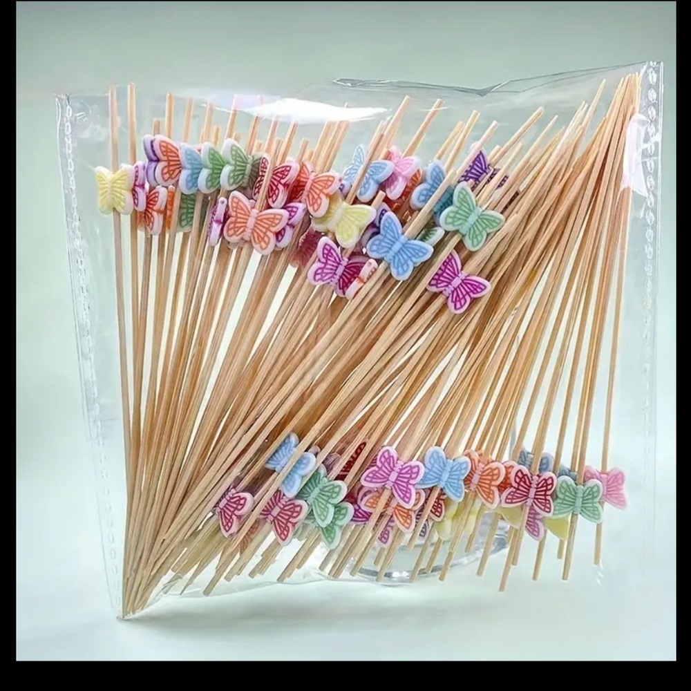 Butterfly tooth pick